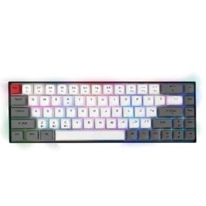 Aula Tastatura AULA F3068, sivo/bela, mehanicka, Bluetooth - Slika 1