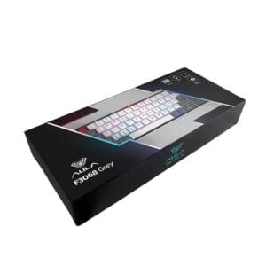 Aula Tastatura AULA F3068, sivo/bela, mehanicka, Bluetooth - Slika 4