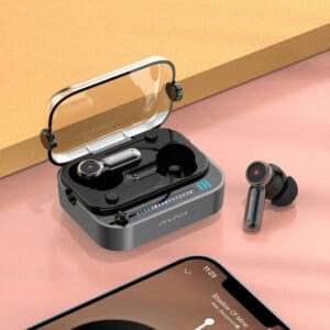 Awei Slušalice AWEI T58 NC Bluetooth bubice crne - Slika 4