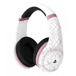 4Gamers PS4 Rose Gold Edition Stereo Gaming Headset - Abstract White - Slika 1