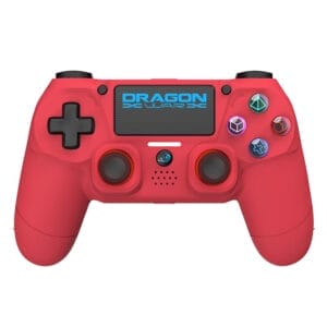Dragonwar PS4 Dragon Shock 4 Wireless Controller Red - Slika 1