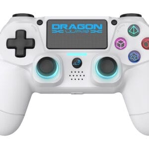 Dragonwar PS4 Dragon Shock 4 Wireless Controller White - Slika 3