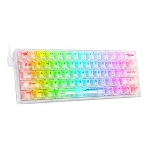 Redragon Fizz RGB Gaming Keyboard White - Slika 2
