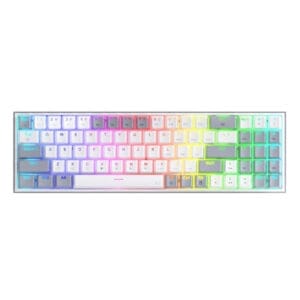 Redragon Pollux K628 RGB Gaming Keyboard White Red Switch - Slika 1