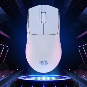 Redragon K1NG Pro, Wireless/Wired Mouse White - Slika 3