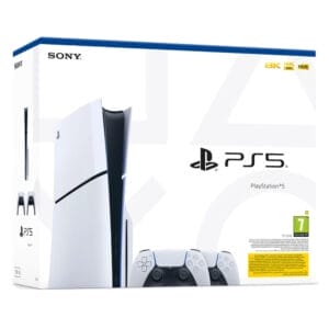 Sony PlayStation PS5 Slim 1TB + DualSense White - Slika 1
