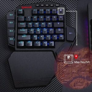 Redragon Diti Pro K585RGB Mechanical Gaming Keyboard, red - Slika 3