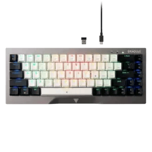 Gamdias Tastatura Gamdias Hermes M4 Hybrid Mehanička RGB - Slika 1