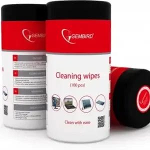 Gembird Gembird vlažne maramice za čišćenje ekrana/pak 100kom - Slika 1