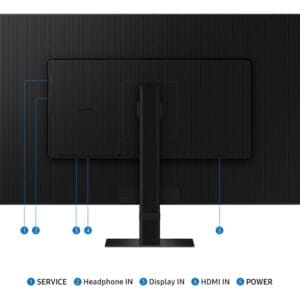 Samsung Monitor SAMSUNG LS32D700EAUXEN 32"/VA/3840x2160/60Hz/5ms GtG/HDMI,DP/VESA/crna - Slika 1