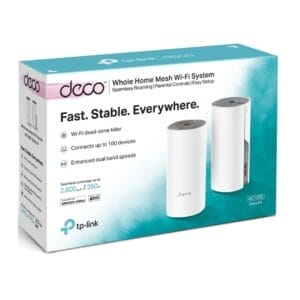 Tp-Link Mrežni mesh sistem TP-LINK DECO E4(2-PACK) Wi-Fi/AC1200/867Mbps/300Mbps/2x LAN/2 antene - Slika 1
