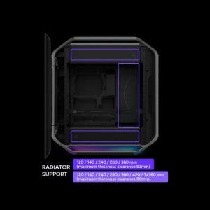 Cooler Master COSMOS Alpha Silver Gaming kućište (C700-KGNN-S00) sivo - Slika 4