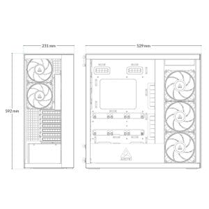 Arctic Xtender VG gaming kućište ACPCC00016A - Slika 3
