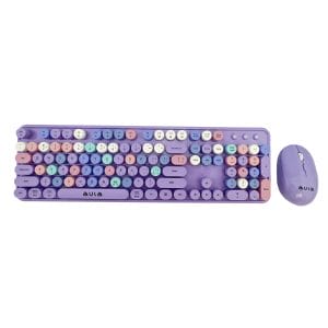 Aula Tastatura i mis Aula AC306 Purple combo, bezicna 2.4G - Slika 3