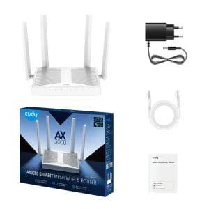Cudy Wireless Mesh Router Cudy WR3000E/WiFi 6/AX3000/EXT4x5dBi/1W... - Slika 2