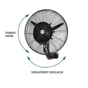 Prosto Ventilator sa raspršivačem Prosto MSF 2608 C, zidni - Slika 2