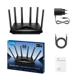 Cudy Wireless Mesh Router Cudy WR11000/BE11000 2.5G Tri-band Wi-F... - Slika 2