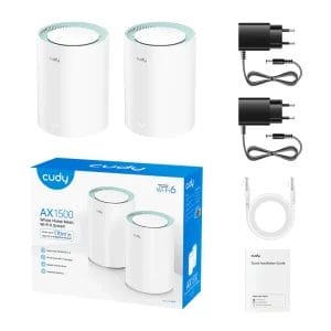 Cudy Whole Home Wi-Fi 6 Gigabit Mesh System Cudy M1500 AX1500 Du... - Slika 2