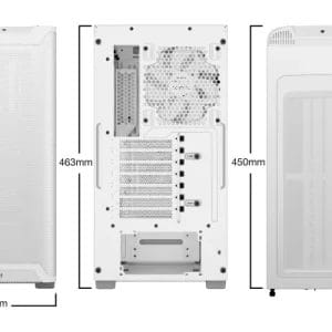 Be Quiet Kućište Be Quiet Pure Base 501 Airflow Window White BGW75 - Slika 2