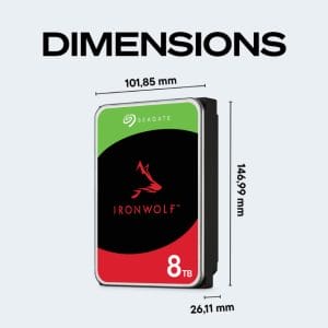 Seagate 8TB 3.5 inča SATA III 256MB ST8000VNZ04 IronWolf hard disk - Slika 7