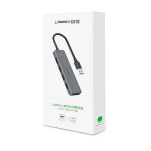 Ugreen USB HUB Tip C 4 porta 3.0 USB Ugreen CM219/USB-C slim - Slika 2